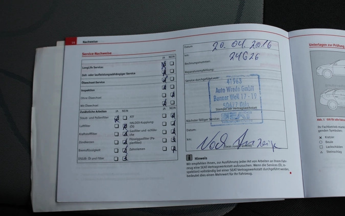 Seat Ibiza cena 26900 przebieg: 156000, rok produkcji 2014 z Oława małe 379